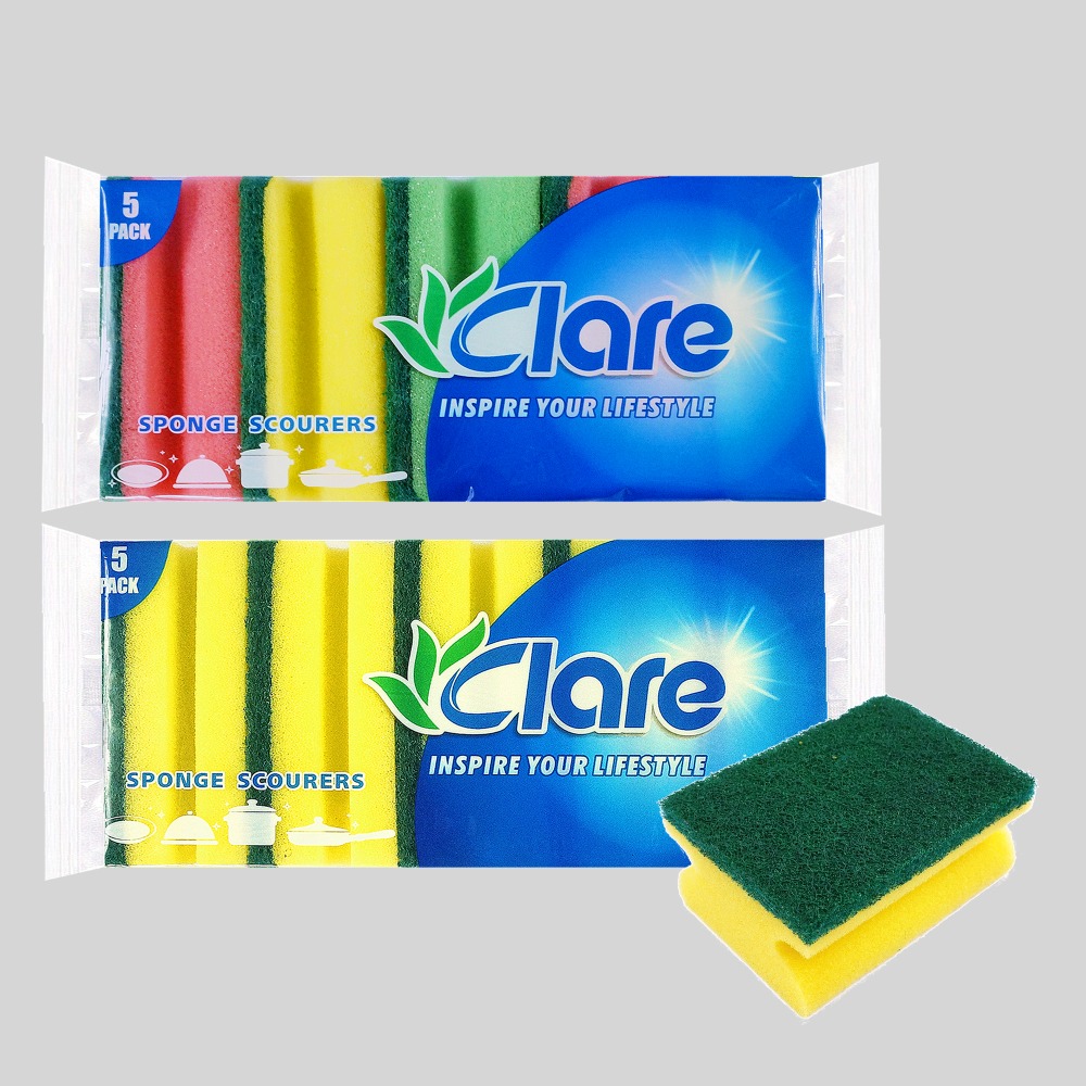 5pcs Grip Cleaning Sponges