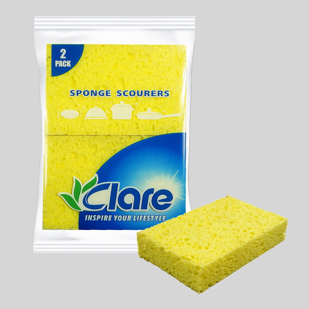2pcs Cellulose Sponges