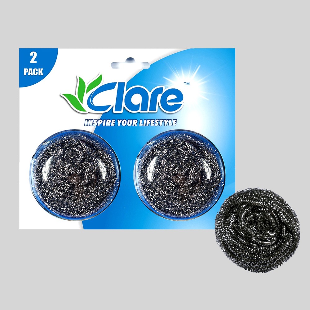 2pcs Stainless Steel Scourers