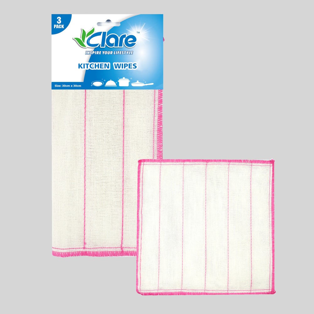 3pcs Bamboo Fiber Cleaning Cloth